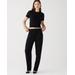 Petite Relaxed Drapey Crepe Trouser