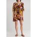 Floral V-neck Cover-up Dress