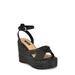 Eaden Ankle Strap Platform Wedge Sandal