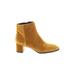 Via Spiga Ankle Boots: Yellow Shoes - Women's Size 5 1/2