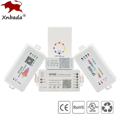 WS2812B WS2811 Led Pixels Strip Controller SP105E SP107E SP108E SP110E Bluetooth/WIFI/Music Smart
