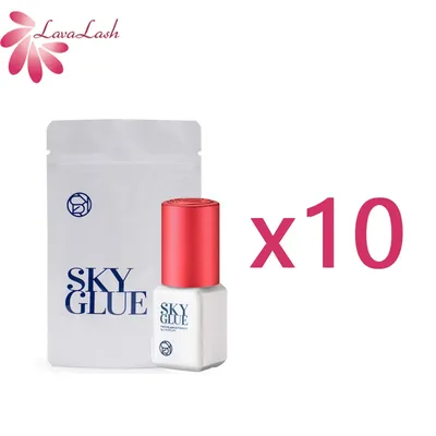 10 bottles/lot Original Korea Eyelash Extensions Sky glue with Red Cap 1-2 seconds dry time 6-7