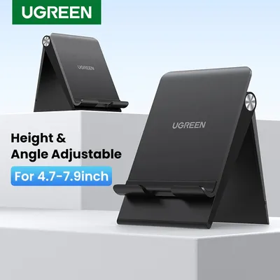 UGREEN Phone Stand Holder Desk Cell Phone Dock Stand for iPhone 16 15 14 Pro Max Adjustable Foldable