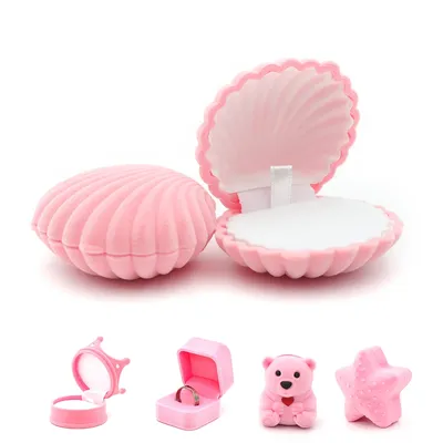 16 Style Lovely Cute Packaging Gift Jewelry Box Trinket Velvet Ring Earring Necklace Wedding Storage