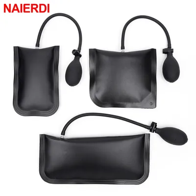 NAIERDI 3 Size Commercial Grade Air Wedge Bag Pump Professional Leveling Kit Pump Wedge Locksmith