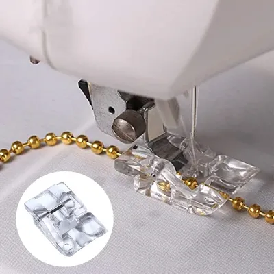 9910 Pearls and Sequins Sewing Machine Presser Foot - Fits All Low Shank Snap-On Singer, Brother,