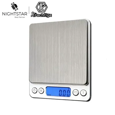3000g X 0.1g Digital Gram Scale Pocket Electronic Jewelry Weight Scale 500g X 0.01g Scale / NO