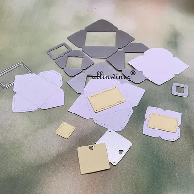New Closed envelope Metal Cutting Dies Stencils Die Cut for DIY Scrapbooking Album Paper Card
