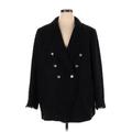 Dennis by Dennis Basso Coat: Black Jackets & Outerwear - Women's Size 24