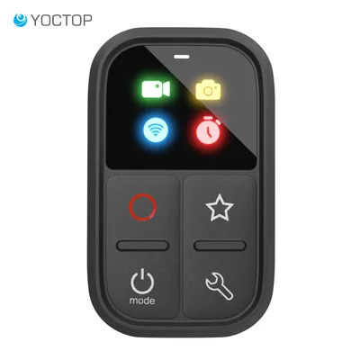 Remote Control for GoPro Hero13 12 11 10 9 8 Max with Stick Mount and Wrist YOCTOP Bluetooth Smart