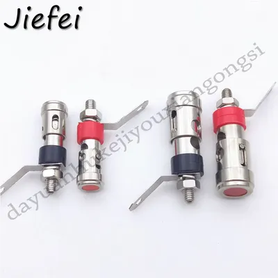 10-100Pcs Nickel Plated 2mm/4mm L Banana Audio Plug Jack Socket Connector Amplifier Terminal Spring