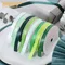 YAMA Double Face Satin Ribbon 6 9 13 16 19 22 mm Ribbons 100yards Light Green for Party Wedding