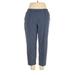 Lands' End Casual Pants - Mid/Reg Rise: Blue Bottoms - Women's Size X-Large