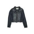 American Rag Denim Jacket: Blue Acid Wash Print Jackets & Outerwear - Kids Girl's Size X-Small