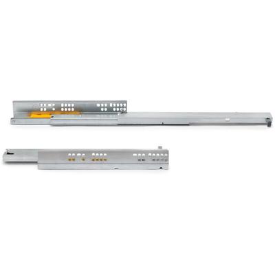 Emuca - Satz Unterflurführungen Silver, Vollauszug, mit Push, Tiefe 450mm, Stahl, Verzinkt Image