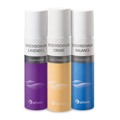 Spitzner Duschschaum Set Relax 3x 150 ml Duschschäume sanft hautverträglich und 100% vegan 3er Set Image
