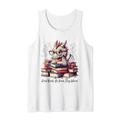 Funny Dragon Read Books Be Kind Stay Weird Librarians Book Tank Top