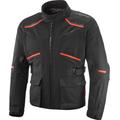 Ixon Midgard Air C Giacca tessile moto, nero-rosso, dimensione 2XL