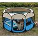 Cage Octogonale Pour Animaux De Compagnie Clôture En Tissu Oxford Chenil Litière Pour Chat Salle De Livraison Pliable Pour Chien Et Chat Parc D'exercice Pour Animaux De Compagnie Pliable Portable