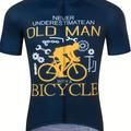 Maillot De Cyclisme Pour Hommes, Vêtements De Cyclisme À Manches Courtes, Maillot De Vélo Respirant Avec 3 Poches Arrière #NE JAMAIS UNDERESTIAMTE AN OLD MAN