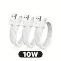 Pack De 3 Câbles De Charge Rapide (certifiés MFi) De 2m/3m Pour IPhone 14/13/12/11/X/Xs/Xr/iPad/AirPods