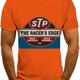 "T-shirt Imprimé Vintage ""The Racer's Edge"", T-shirt Décontracté Pour Hommes Avec Col Rond Extensible Pour L'été"