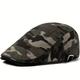 Mode Camouflage Béret Hommes Printemps Été Automne Chapeau Mince Doux Gavroche Casquette Pour Hommes En Plein Air Décontracté Casquettes Hommes Bérets