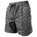 Bedruckte Shorts für Herren, Strandshorts, Frottee-Shorts, Kordelzug, elastische Taille, 3D-Druck, Farbverlauf, atmungsaktiv, weiche Shorts, Alltags-/Urlaubs-Streetwear