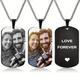 Collier Photo Personnalisé, Pendentif Gravé Avec Photo, Médaille De Chien Personnalisée, Collier Personnalisé, Cadeaux Commémoratifs