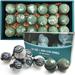 Purelis Luxurious Tea Tree and Mint Bath Bombs - Set Of 18 Individually Wrapped Natural And Organic Bath Balls For Ultimate Relaxation