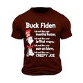 Buck Fiden Herren-T-Shirt aus Baumwolle mit Grafik, klassisches Sporthemd, kurze Ärmel, bequemes T-Shirt, Sport, Outdoor, Urlaub, Sommer, Mode, Designer-Kleidung