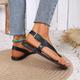 Women's Clip Toe Flat Sandals Casual Buckle Strap Summer Women's Sandals Plus Size Outdoor Daily Vacation Buckle Block Heel White Sandals Black Sandals Orange Red Pink Brown