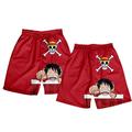 One Piece Monkey D. Luffy Portgas·D· Ace Beach Shorts Board Shorts Back To School Anime Harajuku Graphic Kawaii Shorts For Couple's Men's Women's Adults' 3D Print Street Casual Daily