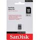 SanDisk Cruzer Ultra Fit 32GB USB 3.1 SDCZ430-032G-G46 - SanDisk