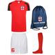 (7-8 Years) Personalised Kids England Style Away Football Kit
