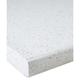 (2000 x 600mm, Length Cut) White Sparkle Gloss Laminate Kitchen Worktop 40mm