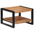 vidaXL Solid Acacia Wood Coffee Table 60x60x40cm Living Room Furniture Stand