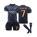 (M(170-175cm)) 23/24 New Real Madrid Away Football Training Shirt Kits (No.7 VINI JR.)