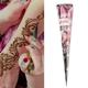 (Brown) Henna Tattoo Cream Temporary Body Art Painting Cones Quick Drying Body Drawing Ink Stick