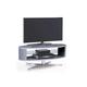 MDA Designs Orbit 1100GG Grey TV Stand with Grey Elliptic Sides for Flat Screen TVs up to 55Inch