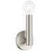 1 Light Brushed Nickel ADA Sconce