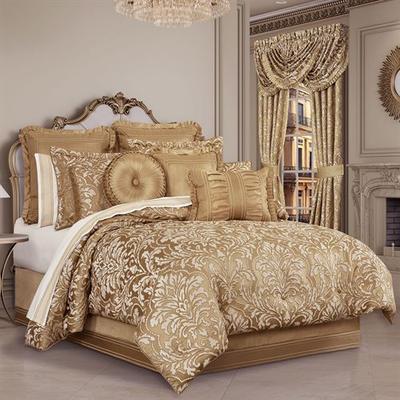 Aurelia Comforter Set Gold, California King, Gold