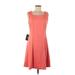 The Limited Casual Dress - Shift: Orange Solid Dresses - New - Women's Size 6