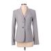 Ann Taylor Wool Blazer Jacket: Gray Jackets & Outerwear - Women's Size 2