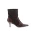 Audrey Brooke Boots: Burgundy Shoes - Women's Size 9 1/2