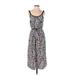 Athleta Casual Dress - Midi: Blue Print Dresses - Women's Size X-Small