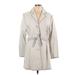 Wilsons Leather Trenchcoat: Gray Jackets & Outerwear - Women's Size X-Large