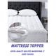 "High Quality Mattress Topper Microfiber 3\" / 7 cm Deep Extra Soft & Comfortable Single Double King"