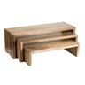 Tablecraft Cascade Aufsteiger 56 x 20 x 20cm, Holz (Akazie) Set von 3