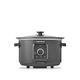 Morphy Richards Morphy Richards Easy Time 3.5L Slow Cooker - Black - Keep Warm Function - Aluminium